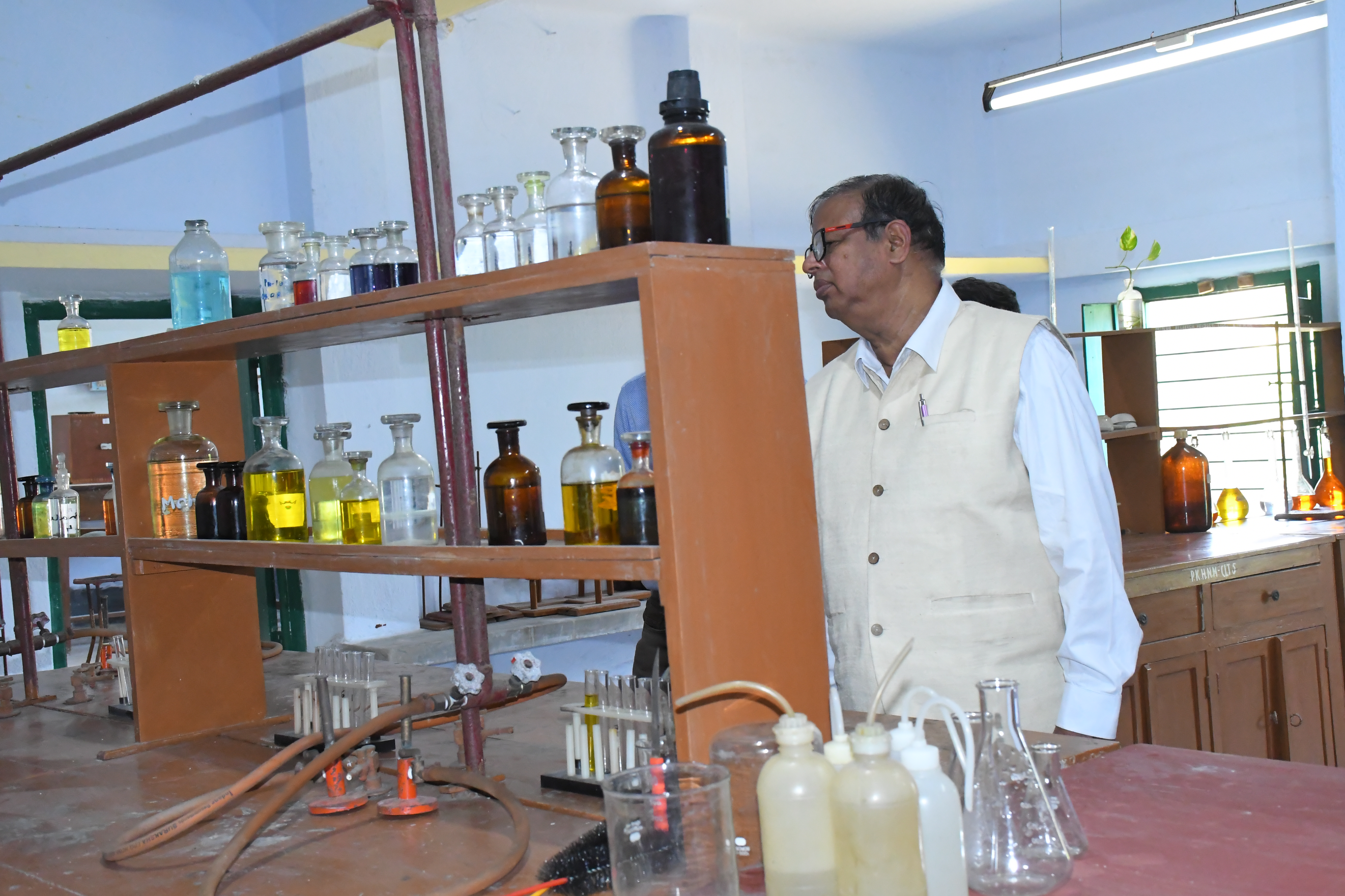 NAAC Peer Team Visit at Laboratory