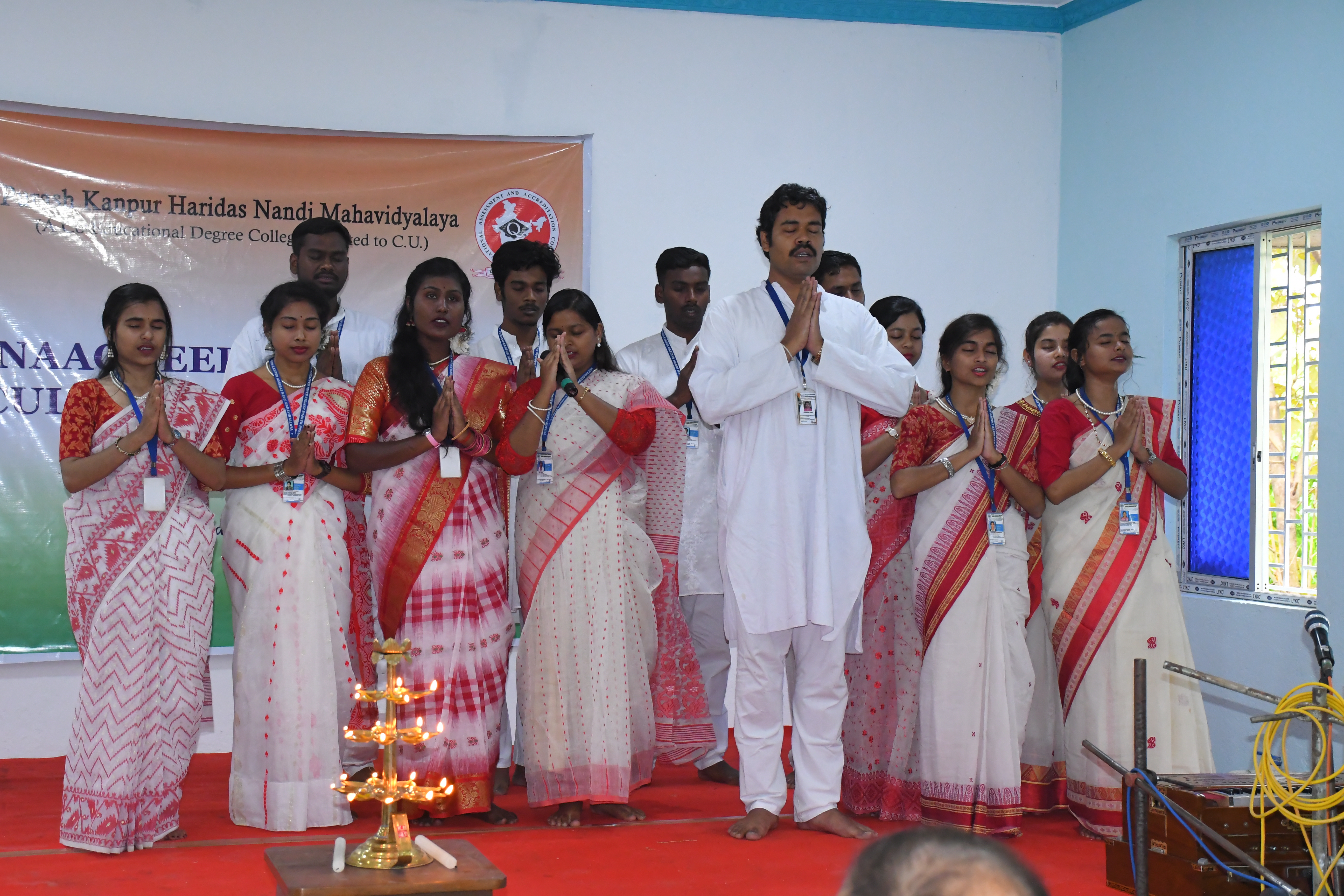 NAAC Peer Team Visit Cultural Programme