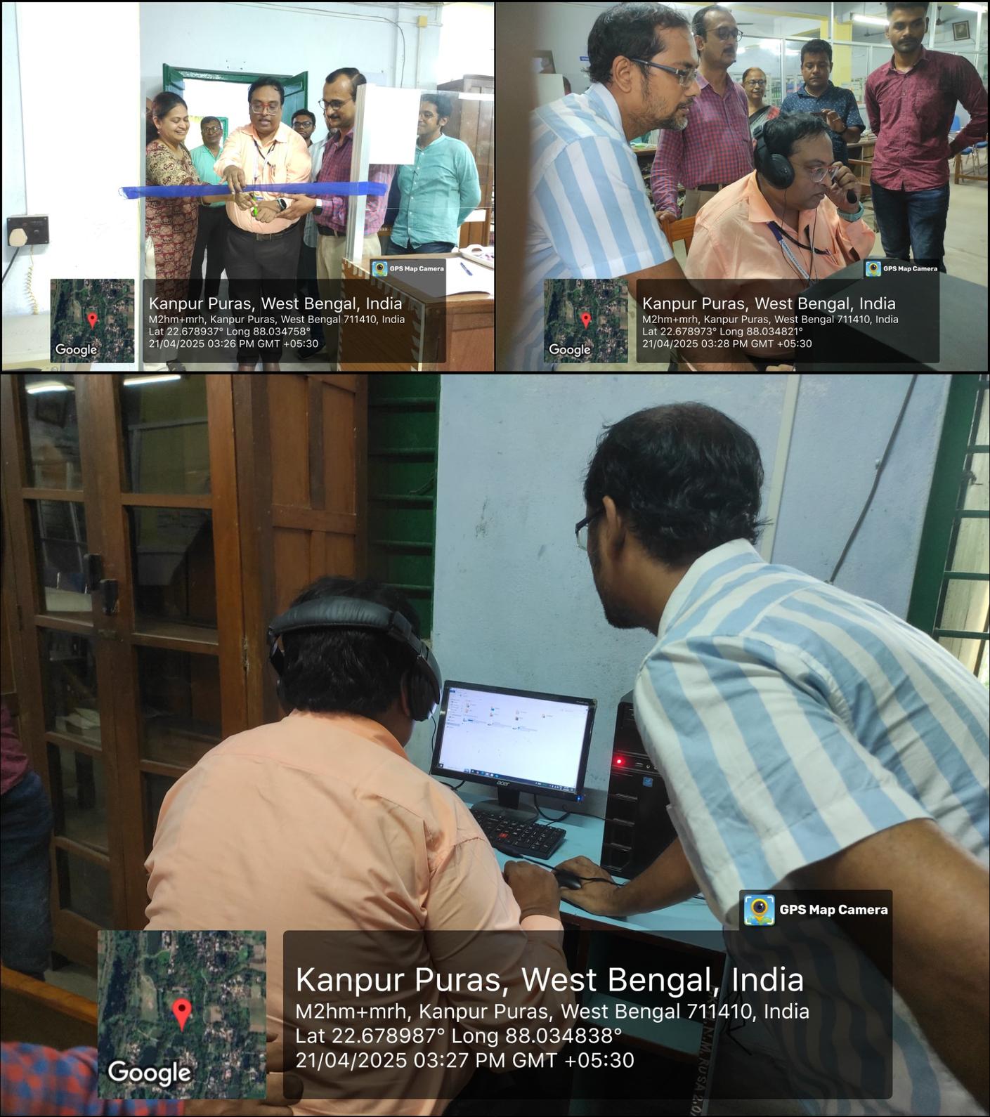 Inauguration of Audio Book Section and Multimedia Library